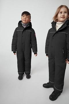 Chamarras Canada Goose Niños Mexico - Grizzly Abrigos Negros XE4562380